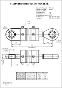 Гидроцилиндр ЦГ-100.50х150.11-01
