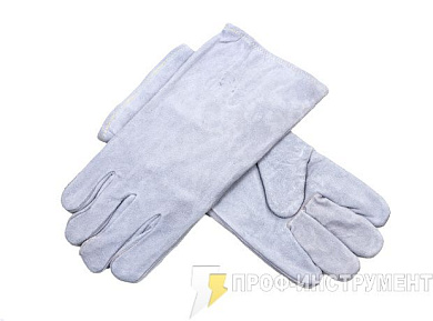 Краги спилковые КЕДР КС-10 ОПТИМУМ, серые