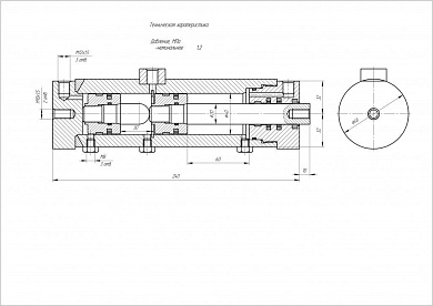 Гидроцилиндр ЦГ-2-40.20х30.60.87