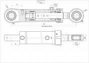 Гидроцилиндр ЦГ-63.40х400.765.11