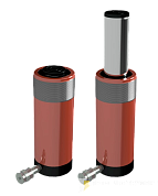 Домкрат универсальный гидравлический одностороннего действия ДУ10П250