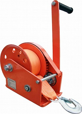 Лебедка барабанная с тормозом BHW  1800 (лента)