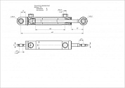 Гидроцилиндр ЦГ-40.20х200.11