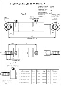 Гидроцилиндр ЦГ-80.50х900.11-04